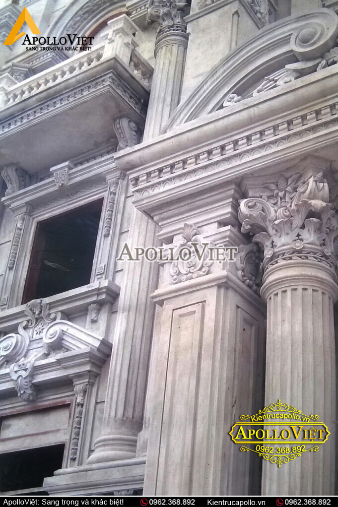 Thi công Đắp vẽ Hoa văn Phào chỉ, Phù điêu Tân cổ điển Đẹp mắt